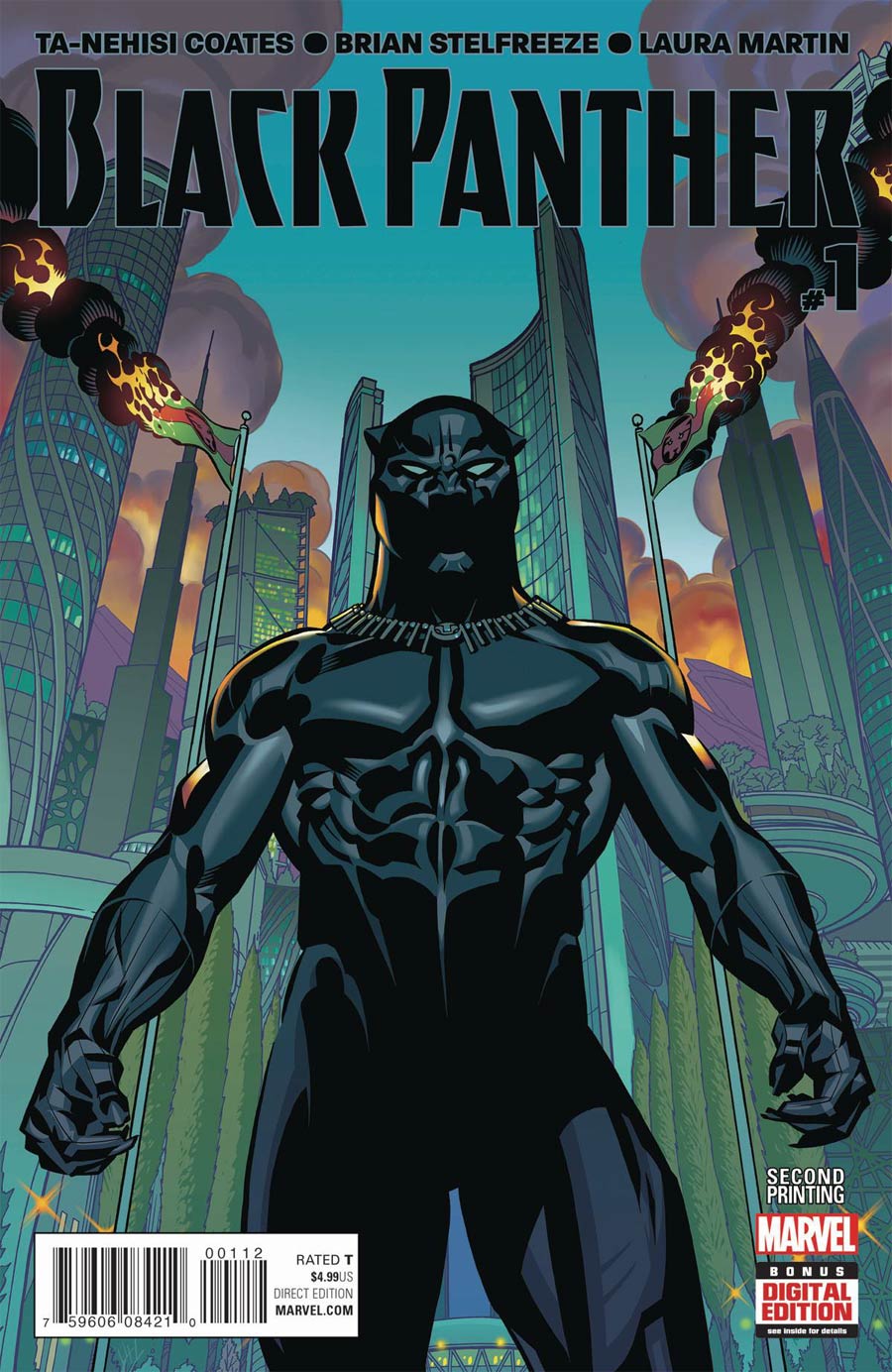 Black Panther Vol 6 #1 Cover M 2nd Ptg Brian Stelfreeze Variant Cover