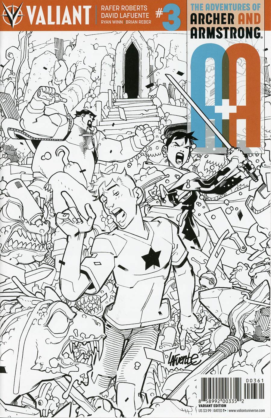 A&A #3 Cover F Incentive David Lafuente Sketch Cover