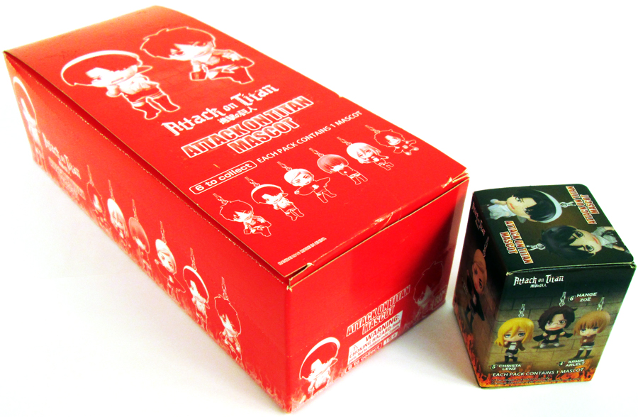 Attack On Titan Cellphone Charm - Box Of 10 Blind Mystery Boxes