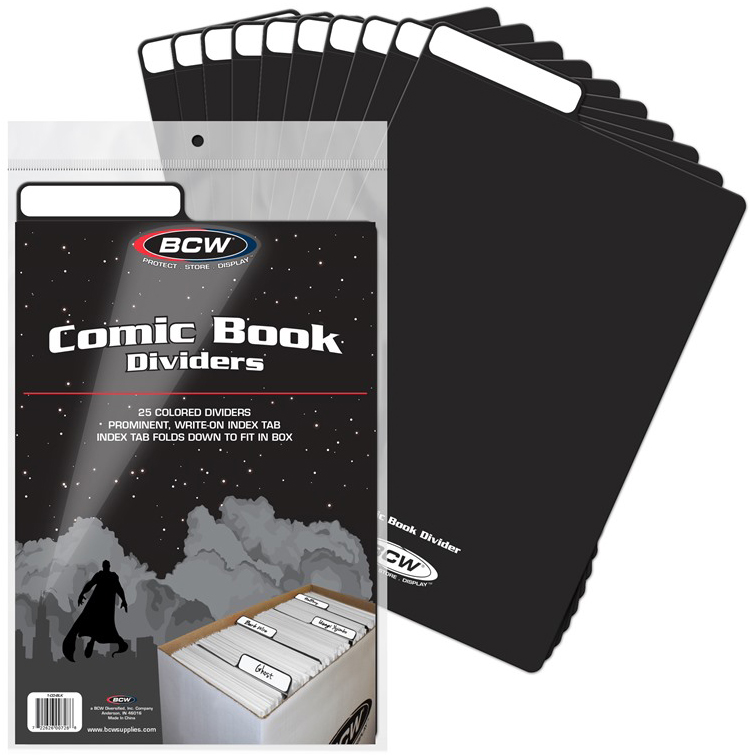 Comic Book Dividers - Black