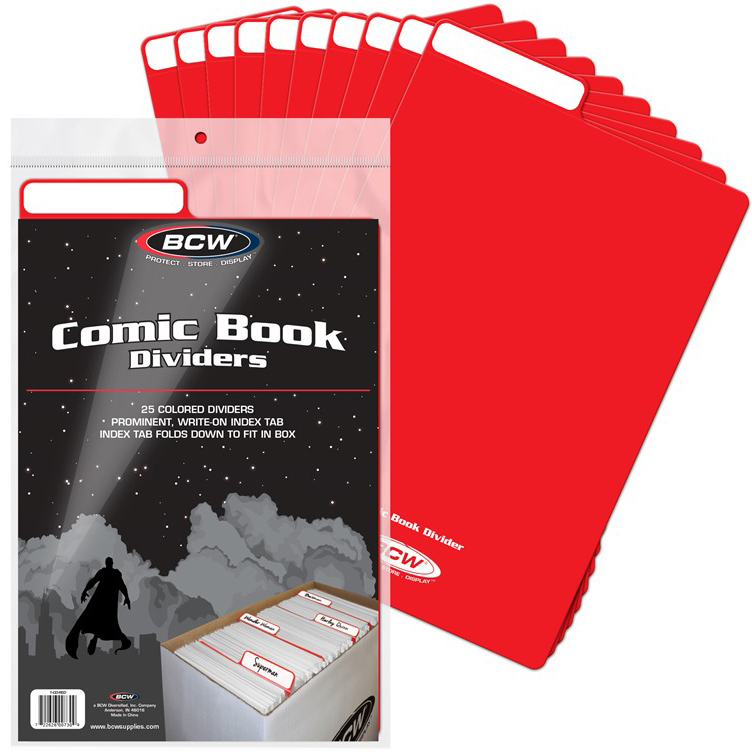 Comic Book Dividers - Red