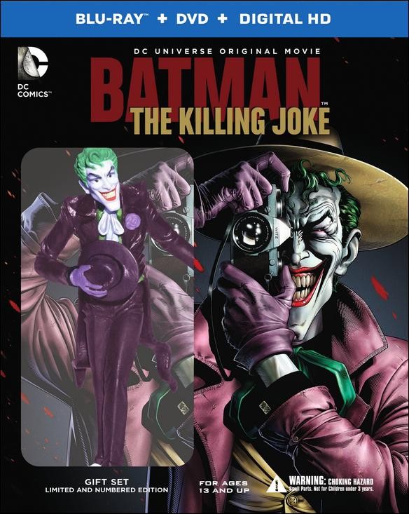 Batman Killing Joke With Figurine Blu-ray DVD