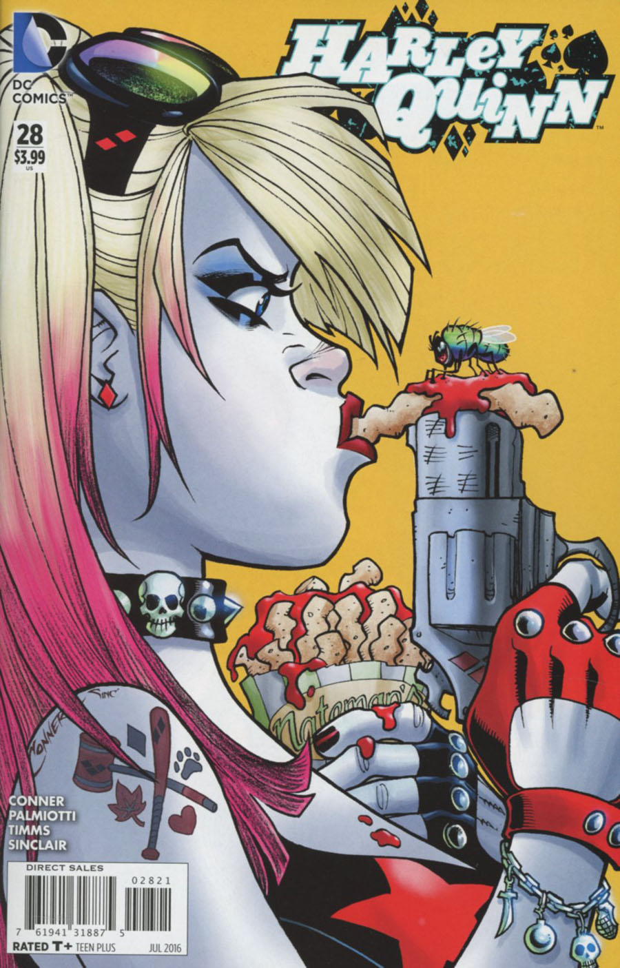 Harley Quinn Vol 2 #28 Cover B Incentive Amanda Conner Variant Cover