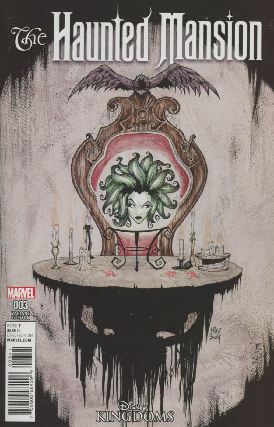 Disney Kingdoms Haunted Mansion #3 Cover C Incentive Brian Crosby Variant Cover