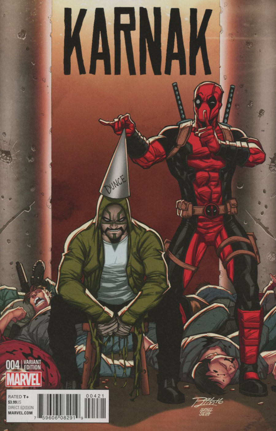 Karnak #4 Cover B Incentive Deadpool Variant Cover