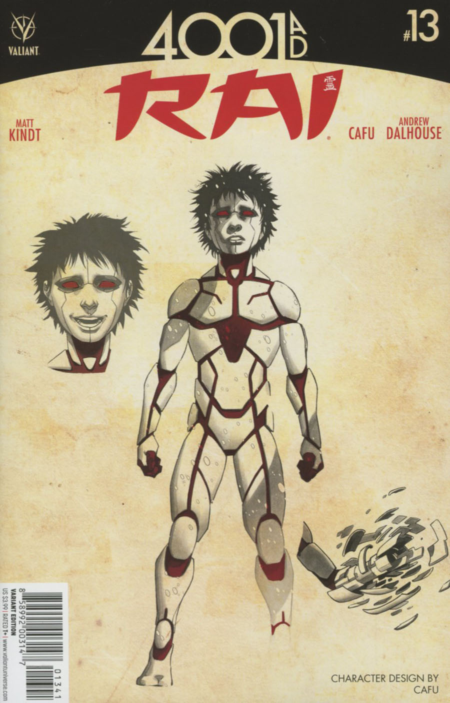 Rai Vol 2 #13 Cover D Incentive CAFU Character Design Variant Cover (4001 AD Tie-In)