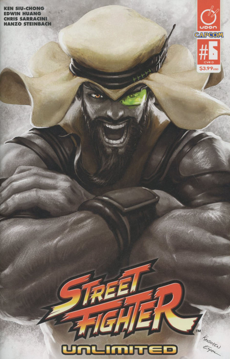 Street Fighter Unlimited #6 Cover D Incentive Kandoken Street Fighter V Game Variant Cover