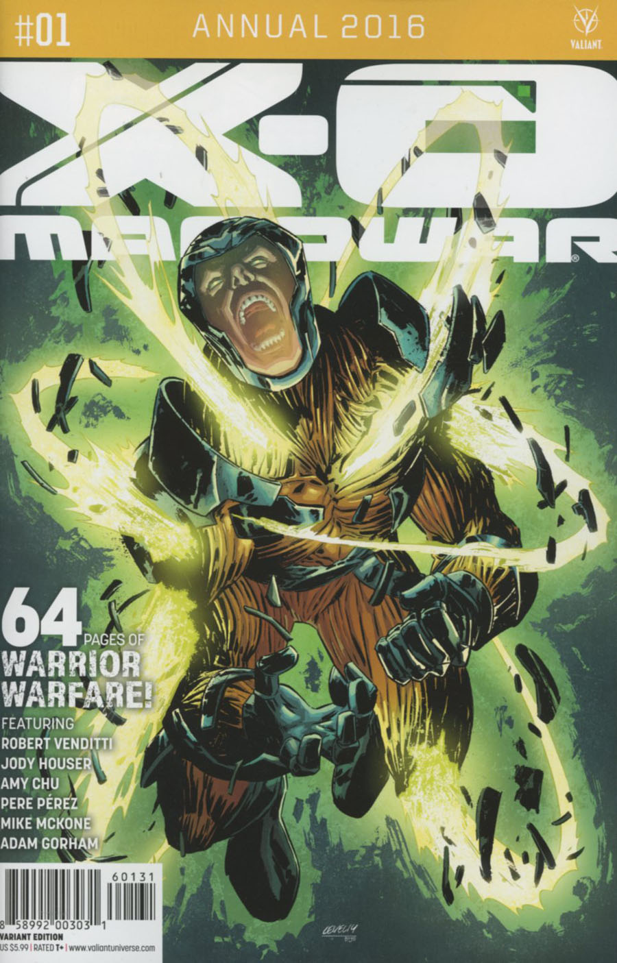 X-O Manowar Vol 3 Annual 2016 #1 Cover C Incentive Brian Level Variant Cover