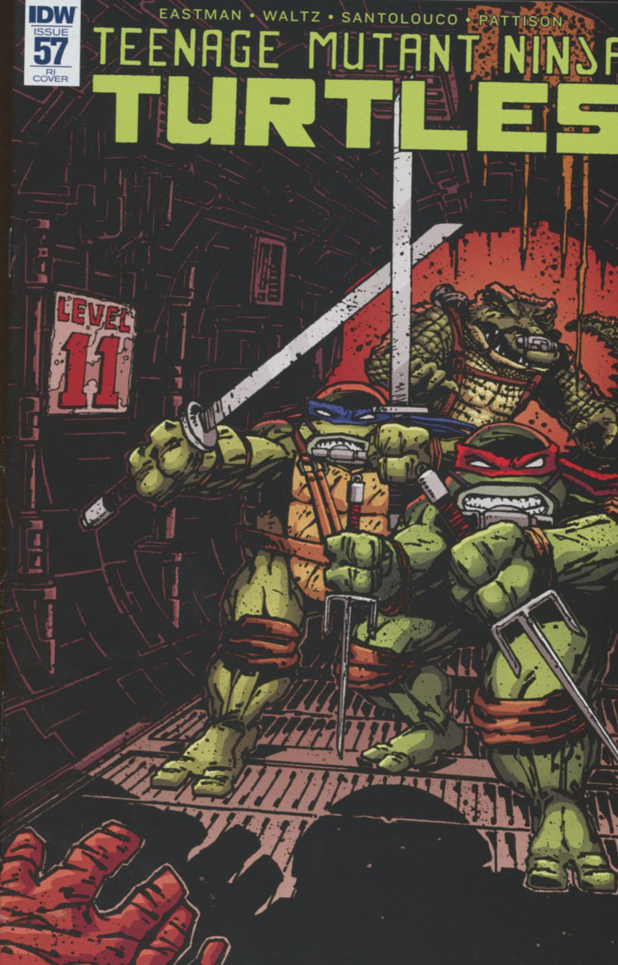 Teenage Mutant Ninja Turtles Vol 5 #57 Cover C Incentive Kevin Eastman Variant Cover