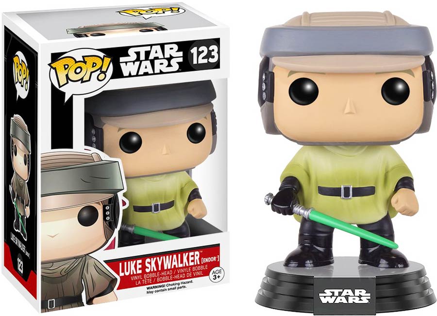 POP Star Wars 123 Endor Luke With Lightsaber Vinyl Figure
