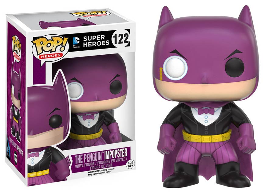 POP Heroes 122 The Penguin Impopster Batman Vinyl Figure