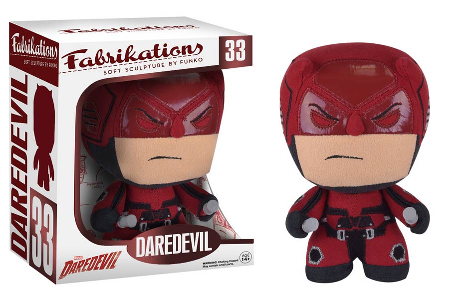 Fabrikations 33 Marvel Daredevil 6-Inch Sculpted Plushie