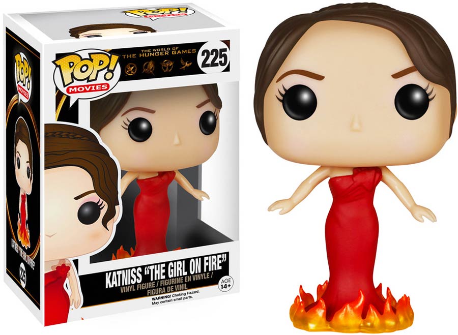 POP Movies 225 The Hunger Games Katniss The Girl On Fire Vinyl Figure