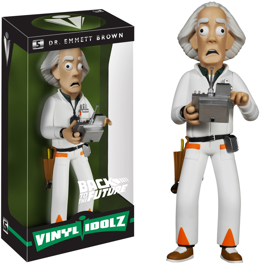 Vinyl Idolz Back To The Future Dr Emmett Brown Figure