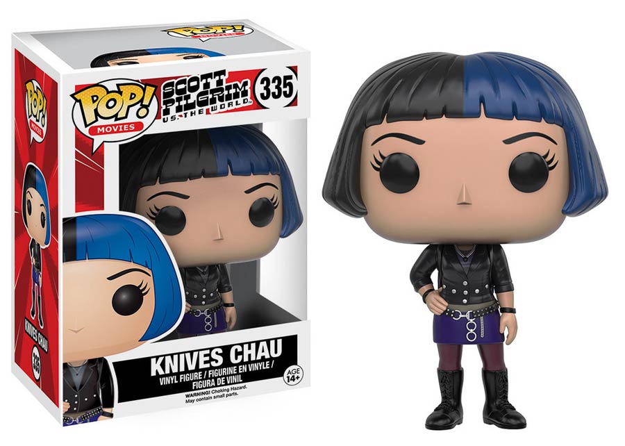 POP Movies 335 Scott Pilgrim vs The World Knives Chau Vinyl Figure