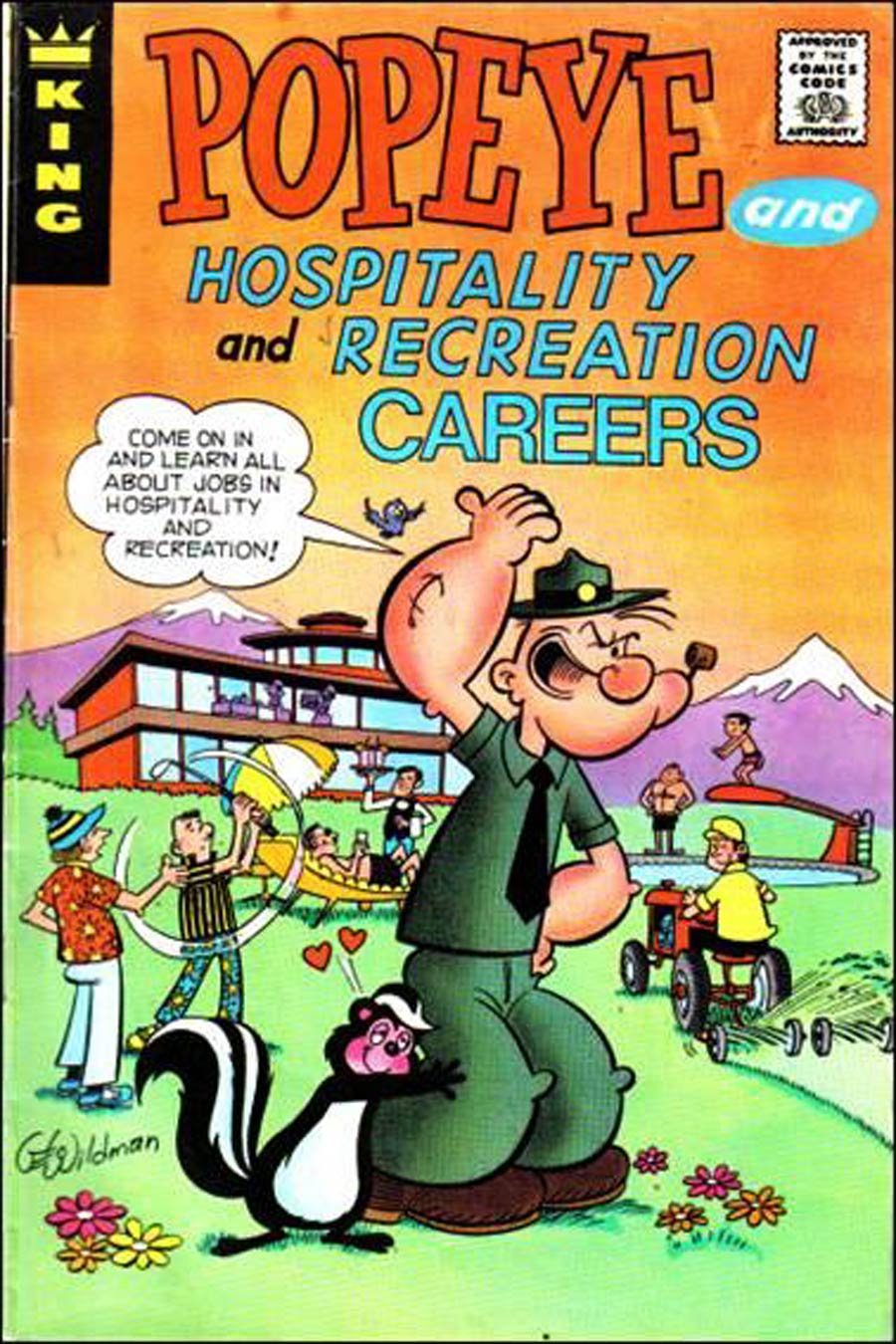 Popeye Educational Comics Giveaway E #8
