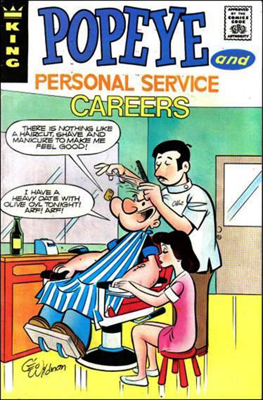 Popeye Educational Comics Giveaway E #12