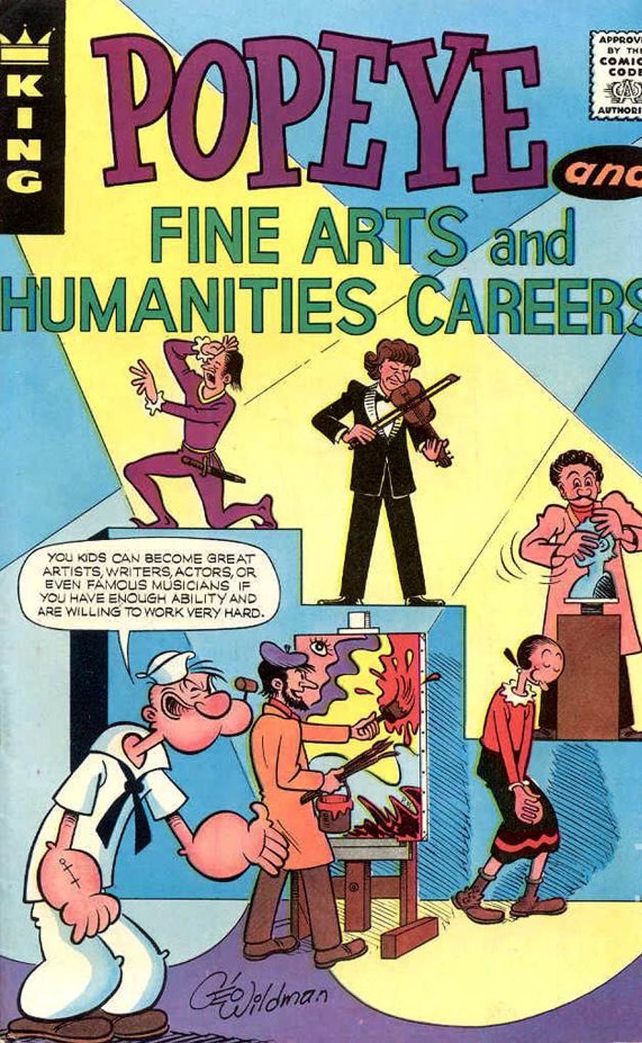 Popeye Educational Comics Giveaway E #14