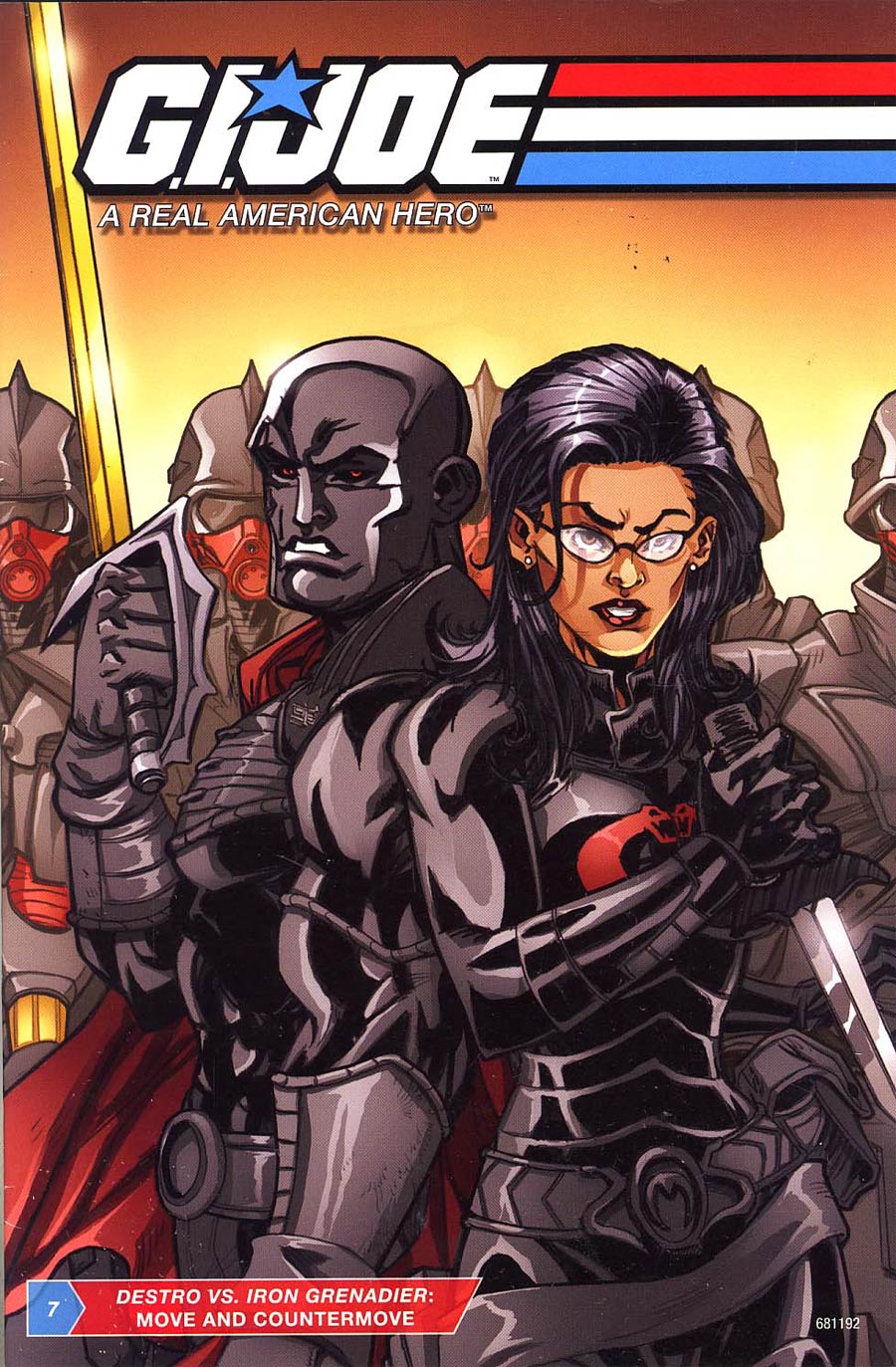 GI Joe 25th Anniversary Hasbro Comic #7 Destro Vs Iron Grenadier