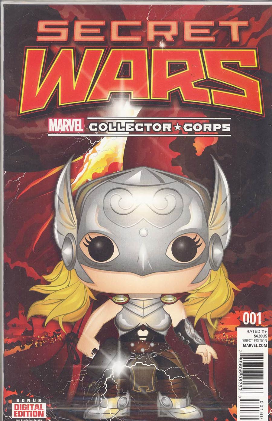Secret Wars #1 Cover Z-Q Marvel Collector Corps Variant Cover