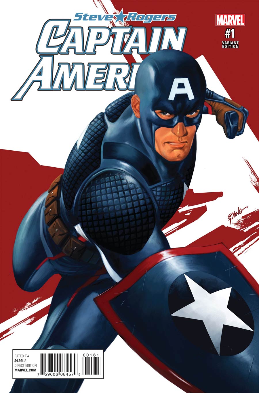 Captain America Steve Rogers #1 Cover H Incentive Steve Epting Variant Cover