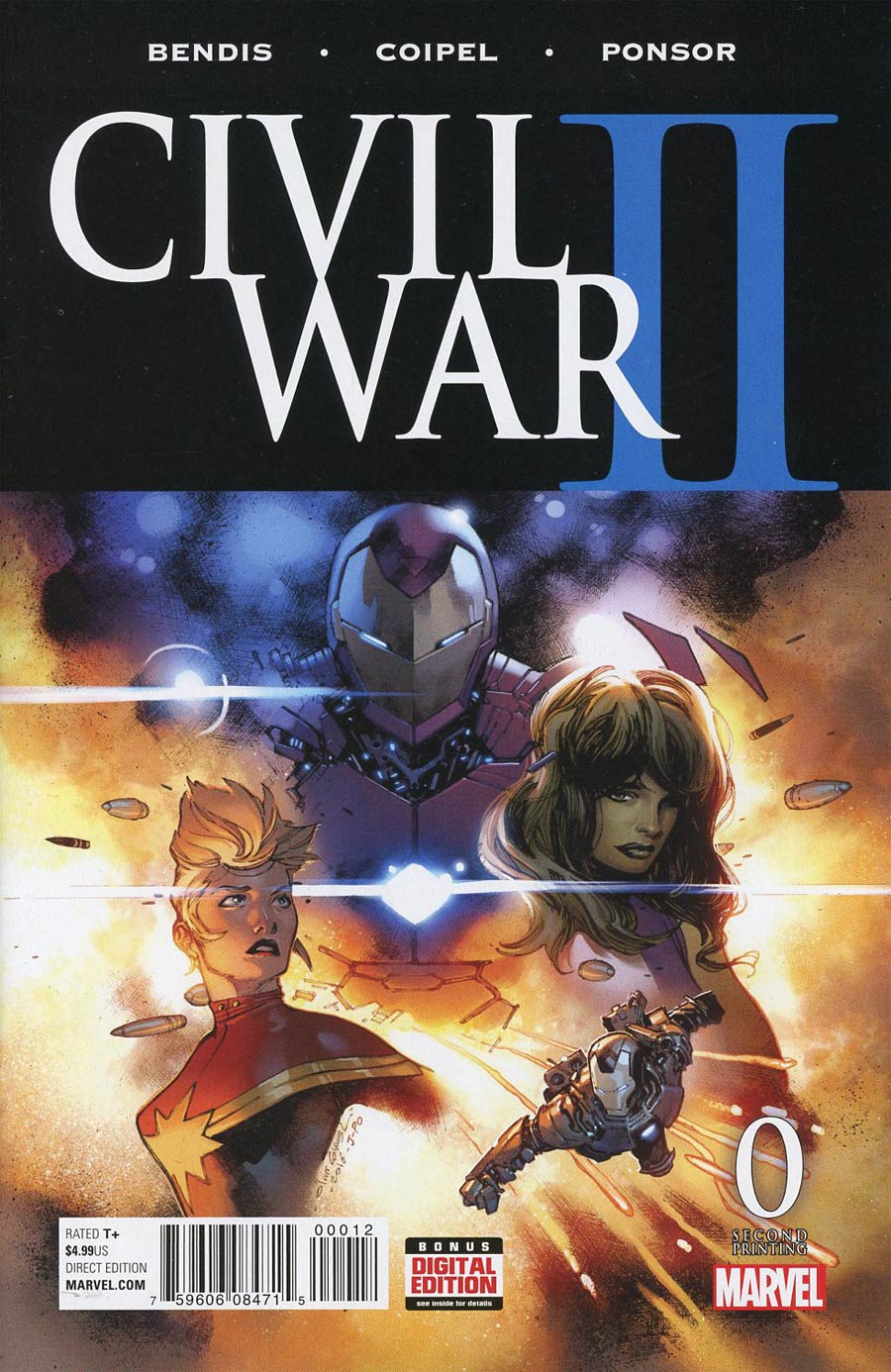 Civil War II #0 Cover F 2nd Ptg Olivier Coipel Variant Cover