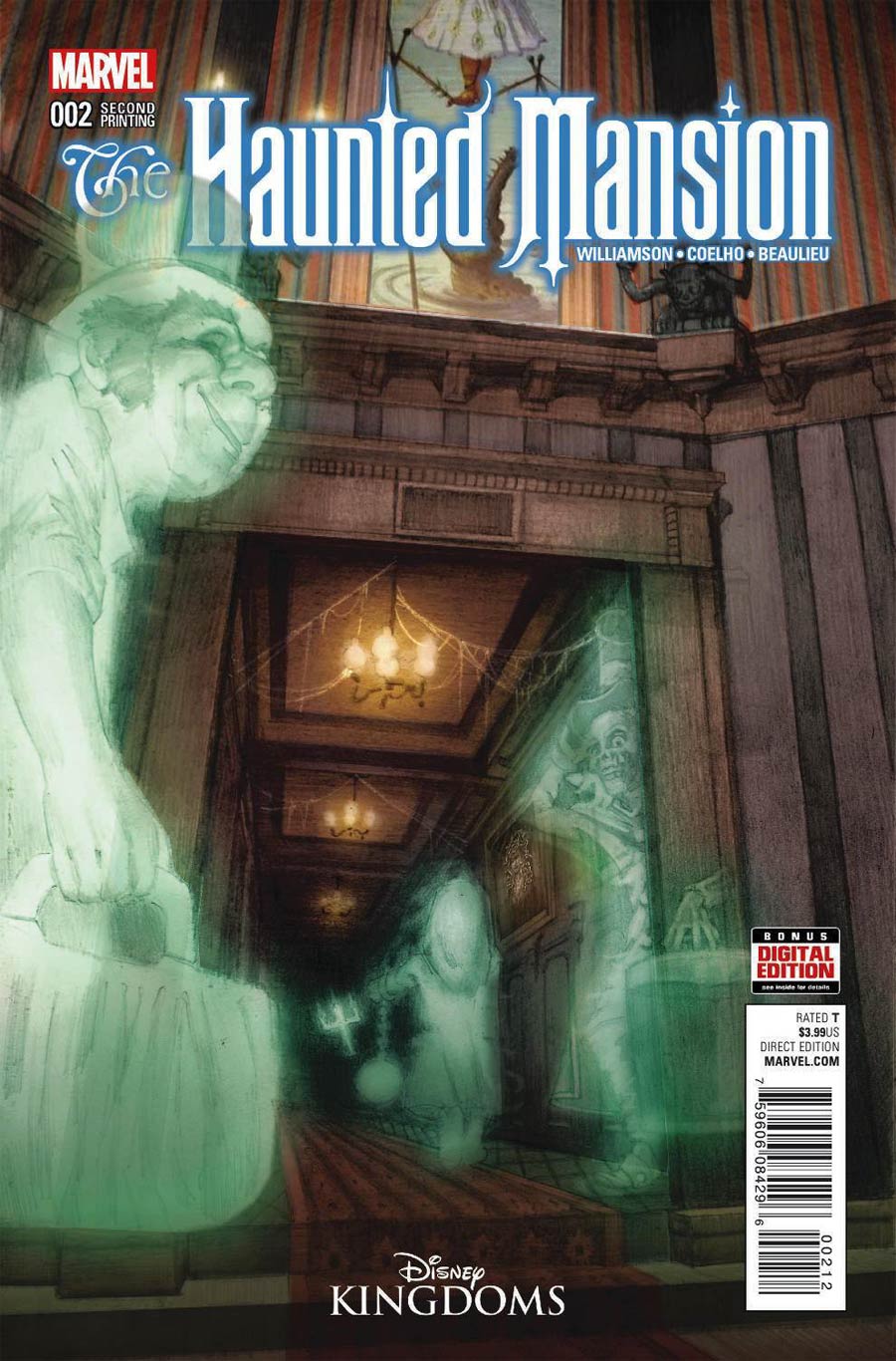 Disney Kingdoms Haunted Mansion #2 Cover D 2nd Ptg EM Gist Variant Cover