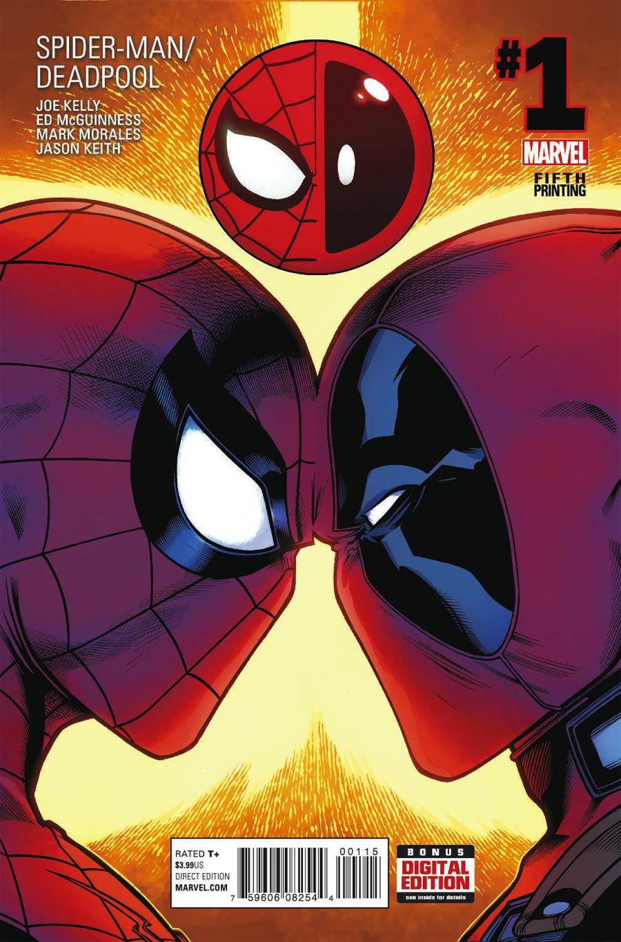 Spider-Man Deadpool #1 Cover P 5th Ptg Ed McGuinness Variant Cover