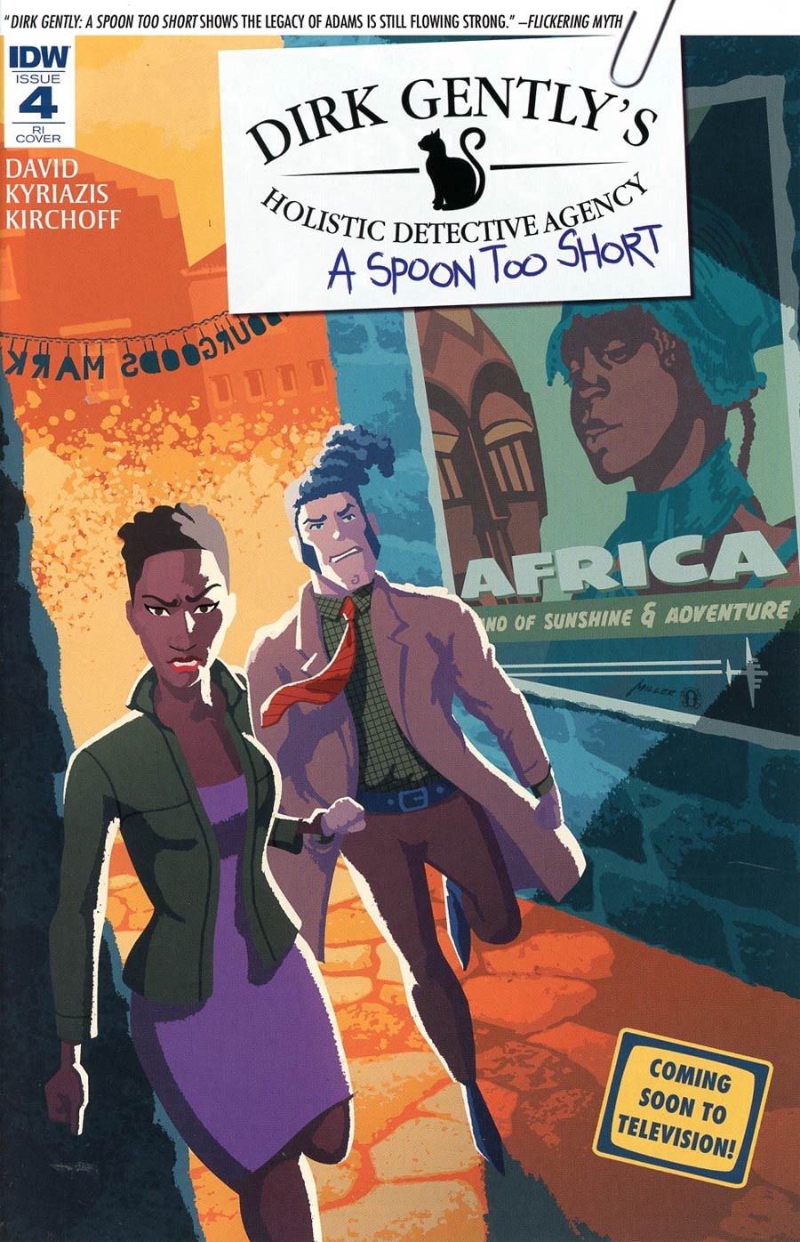 Dirk Gentlys Holistic Detective Agency A Spoon Too Short #4 Cover C Incentive Brian Miller Variant Cover