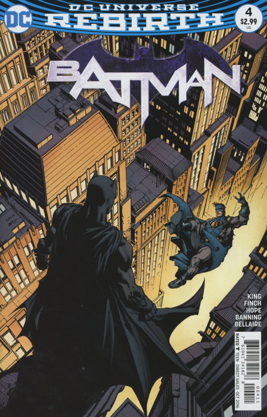 Batman Vol 3 #4 Cover A Regular David Finch Cover