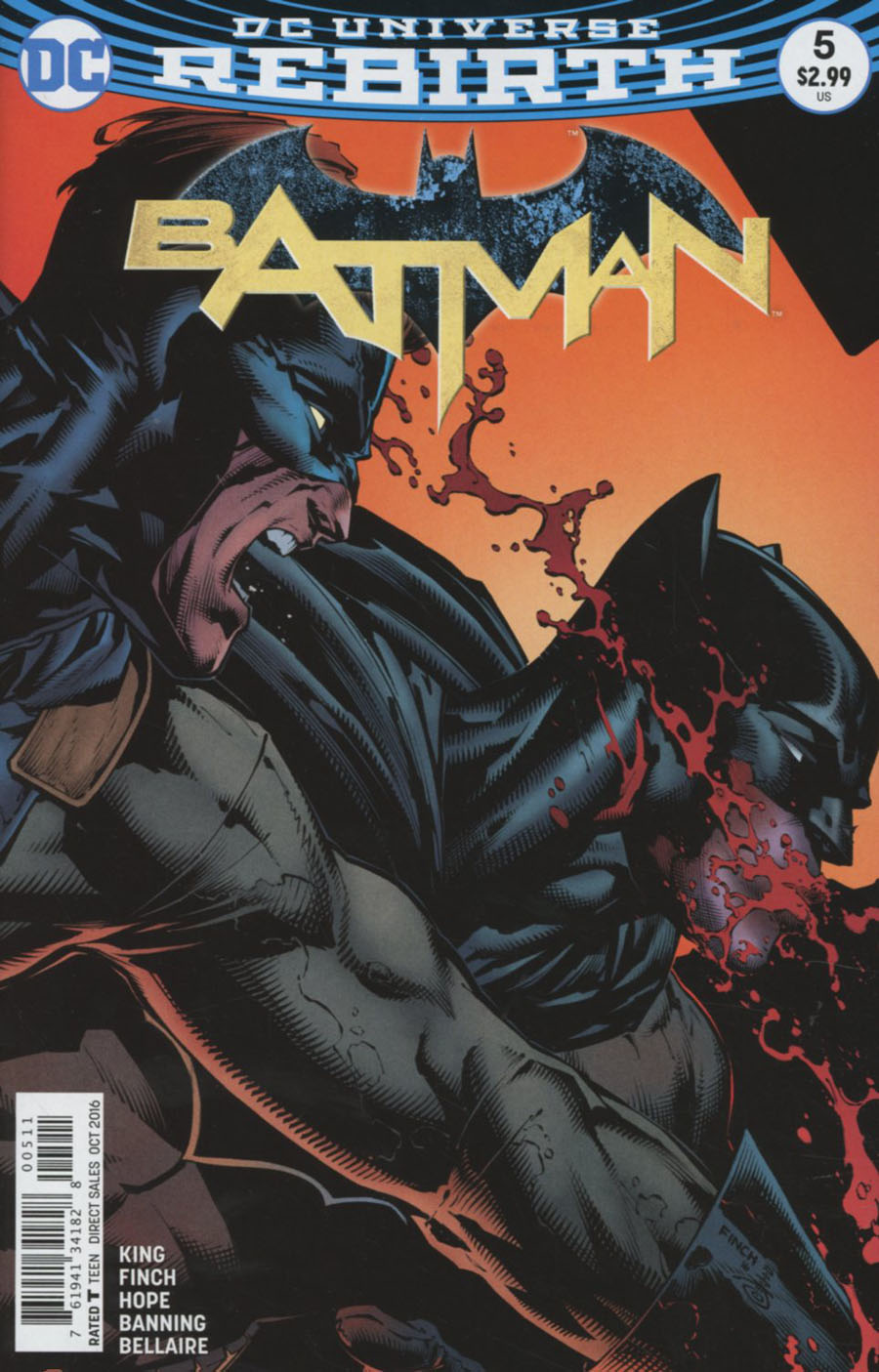 Batman Vol 3 #5 Cover A Regular David Finch Cover