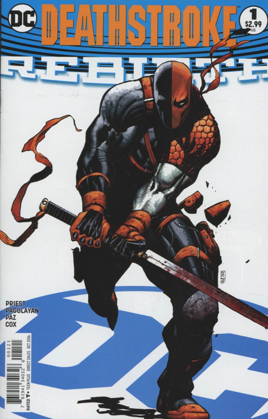 Deathstroke Rebirth #1 Cover B Variant Stephen Platt Cover