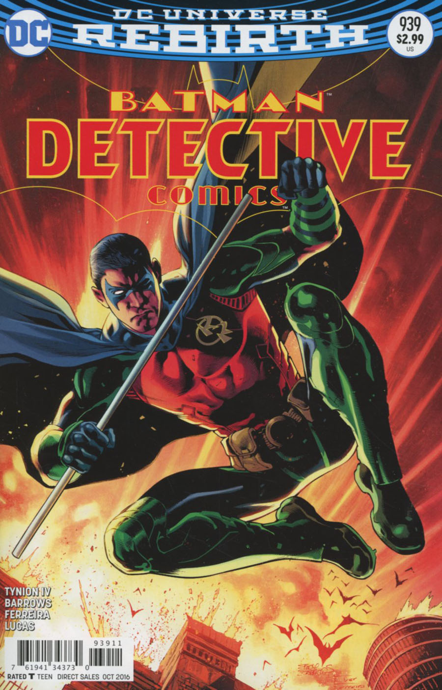 Detective Comics Vol 2 #939 Cover A Regular Eddy Barrows Cover