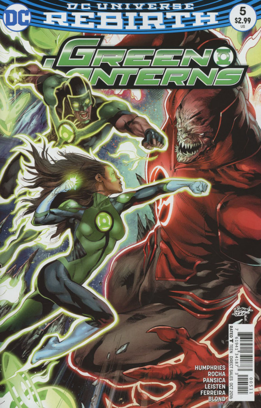 Green Lanterns #5 Cover A Regular Robson Rocha Cover