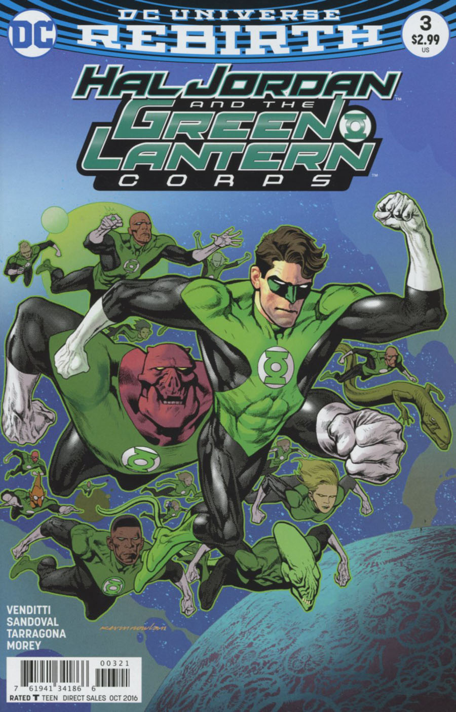 Hal Jordan And The Green Lantern Corps #3 Cover B Variant Kevin Nowlan Cover
