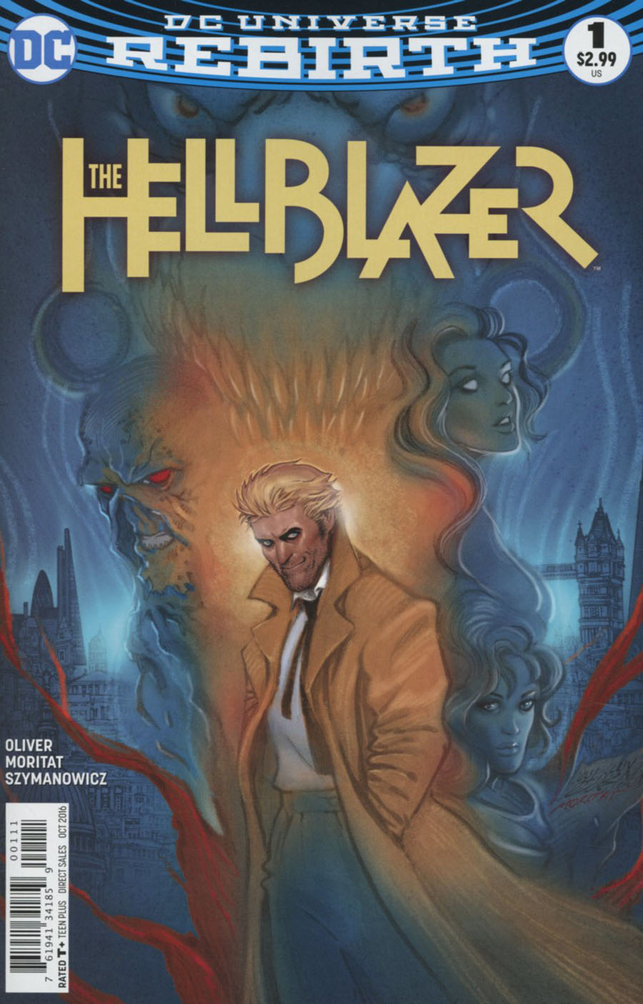 Hellblazer Vol 2 #1 Cover A Regular Moritat Cover