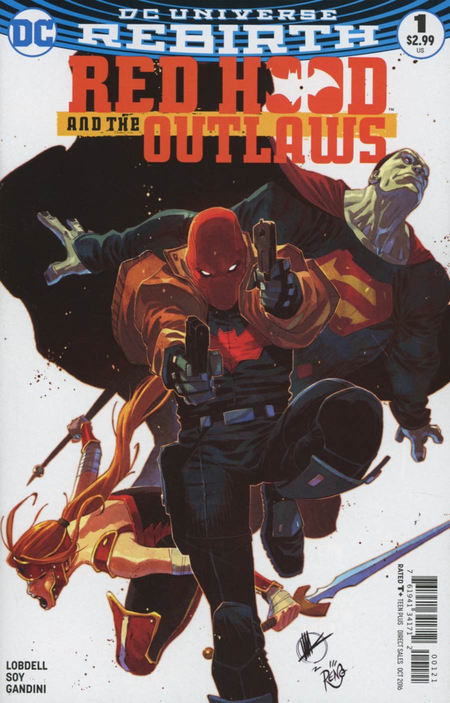 Red Hood And The Outlaws Vol 2 #1 Cover B Variant Matteo Scalera Cover