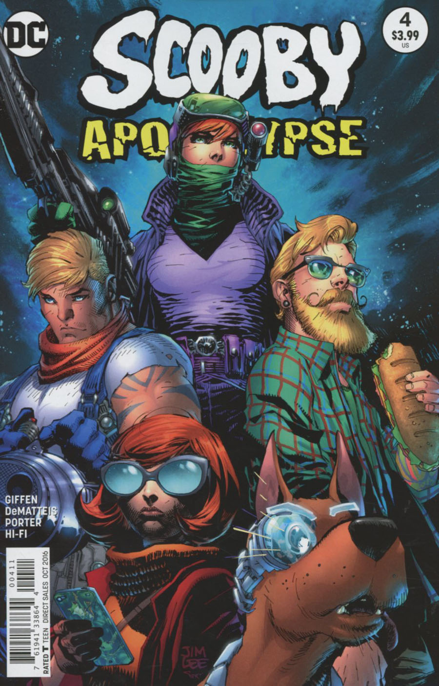 Scooby Apocalypse #4 Cover A Regular Jim Lee Cover