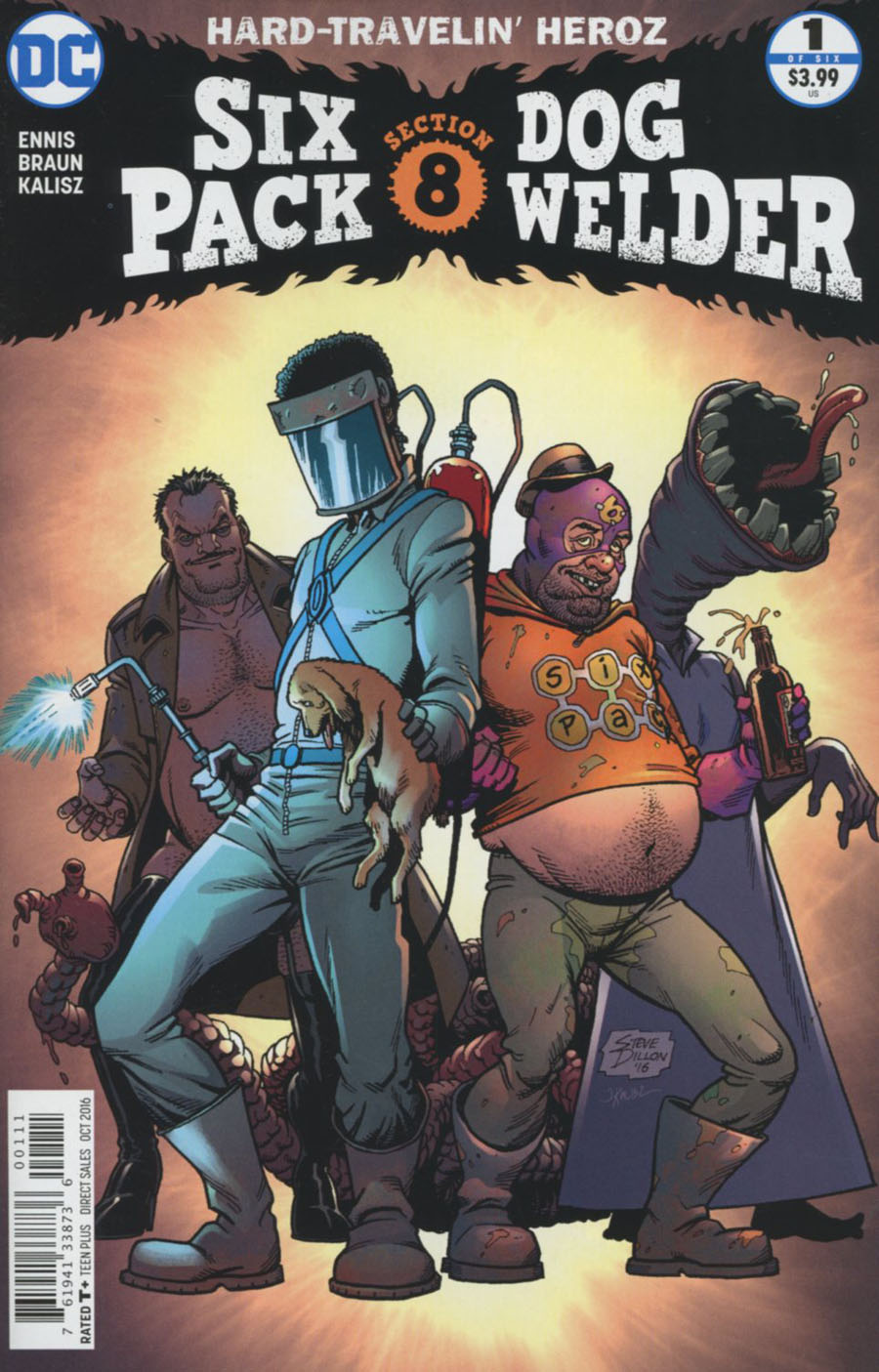 Sixpack And Dogwelder Hard-Traveling Heroz #1 Cover A Regular Steve Dillon Cover