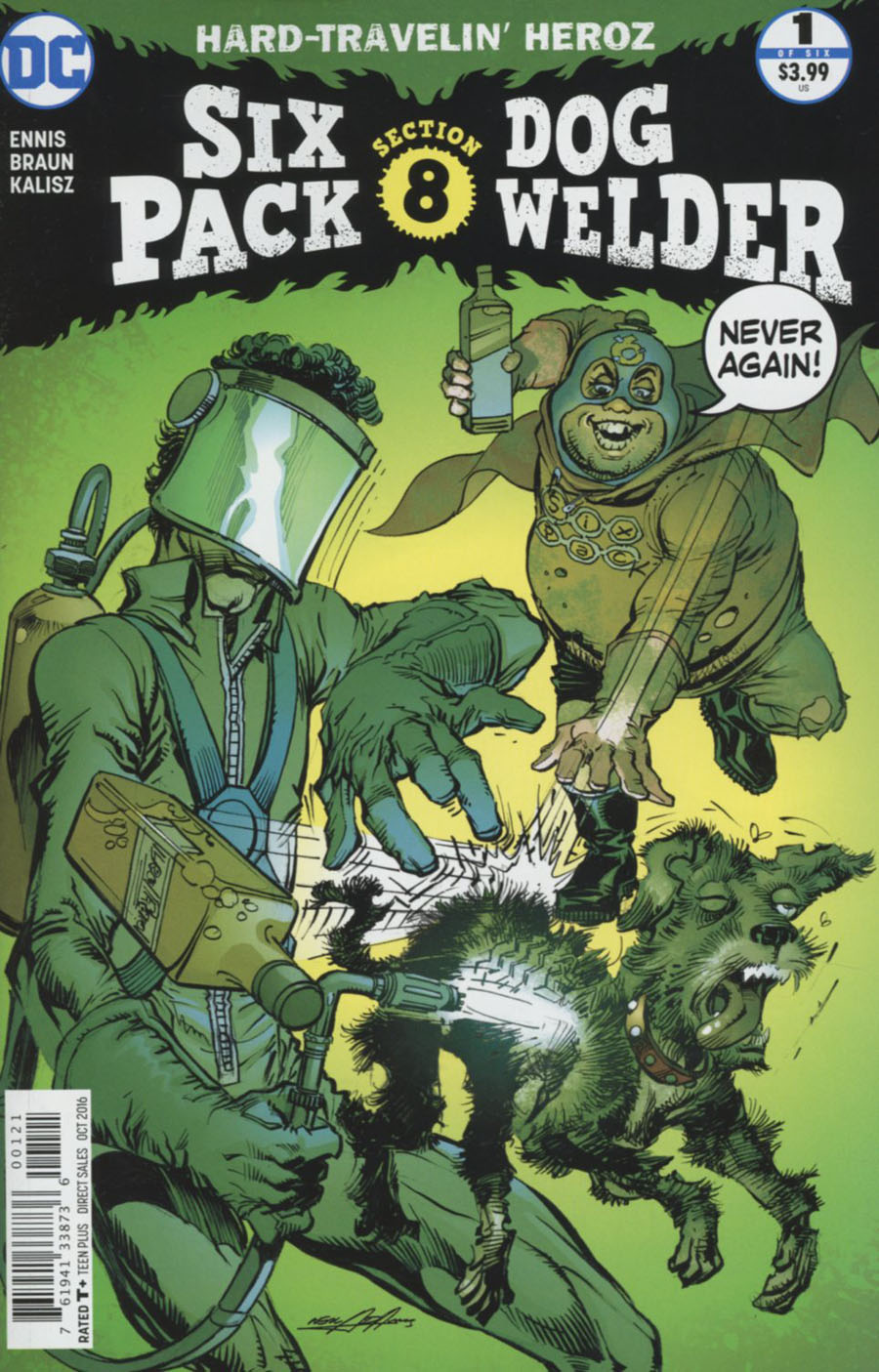 Sixpack And Dogwelder Hard-Traveling Heroz #1 Cover B Variant Neal Adams Cover