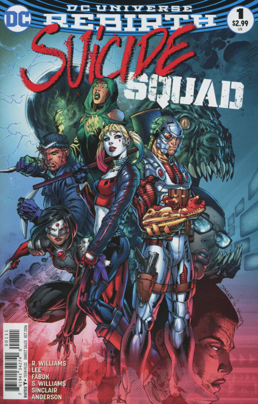 Suicide Squad Vol 4 #1 Cover A Regular Jim Lee Cover