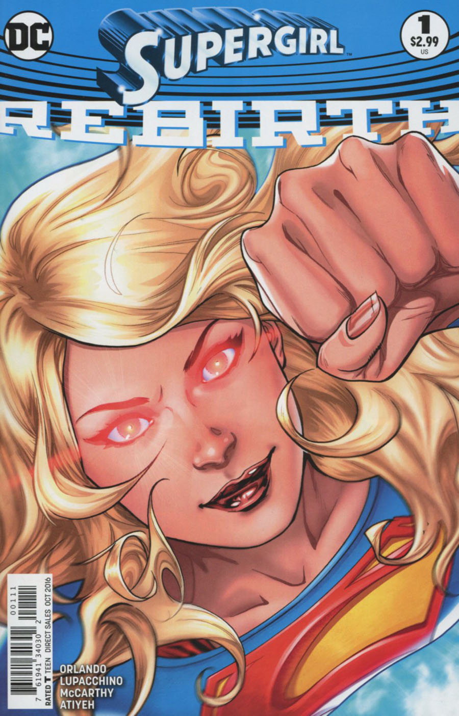 Supergirl Rebirth #1 Cover A Regular Emanuela Lupacchino Cover