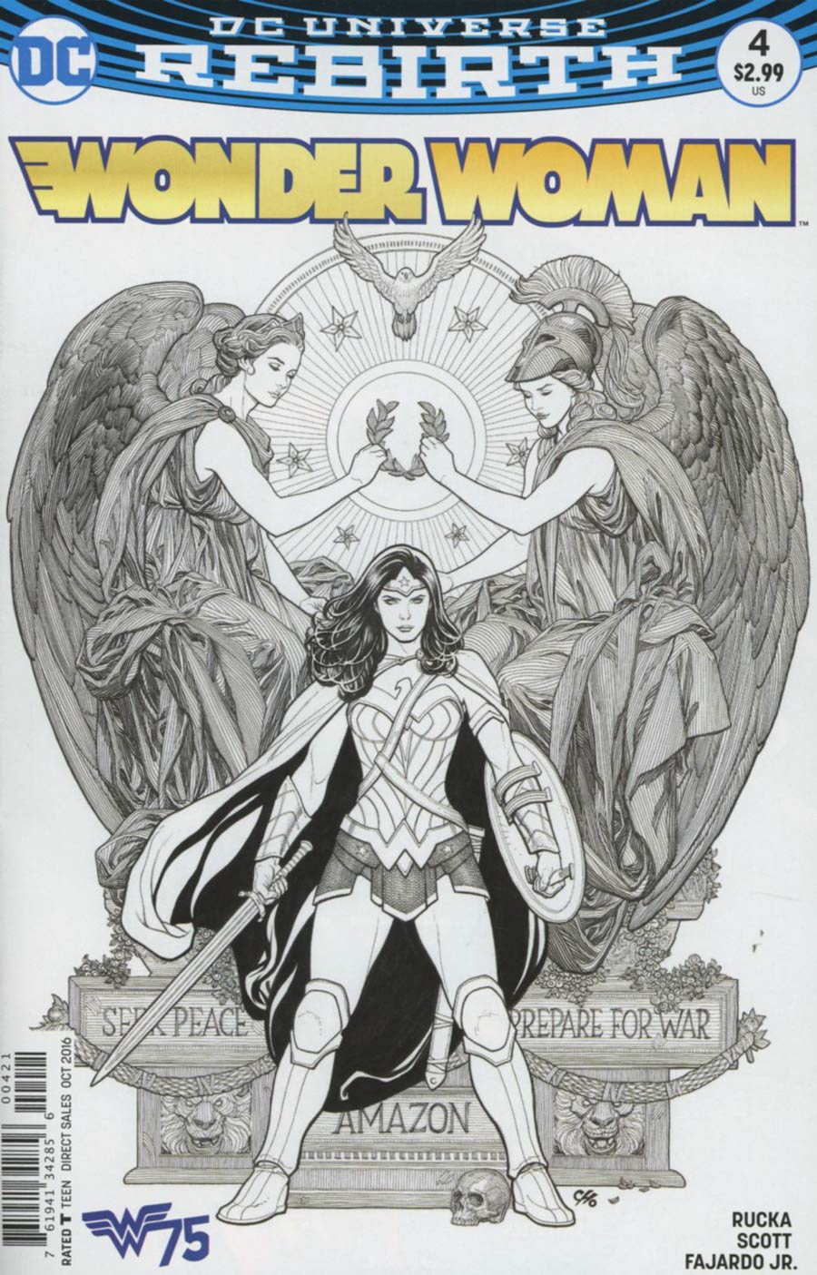 Wonder Woman Vol 5 #4 Cover B Variant Frank Cho Cover