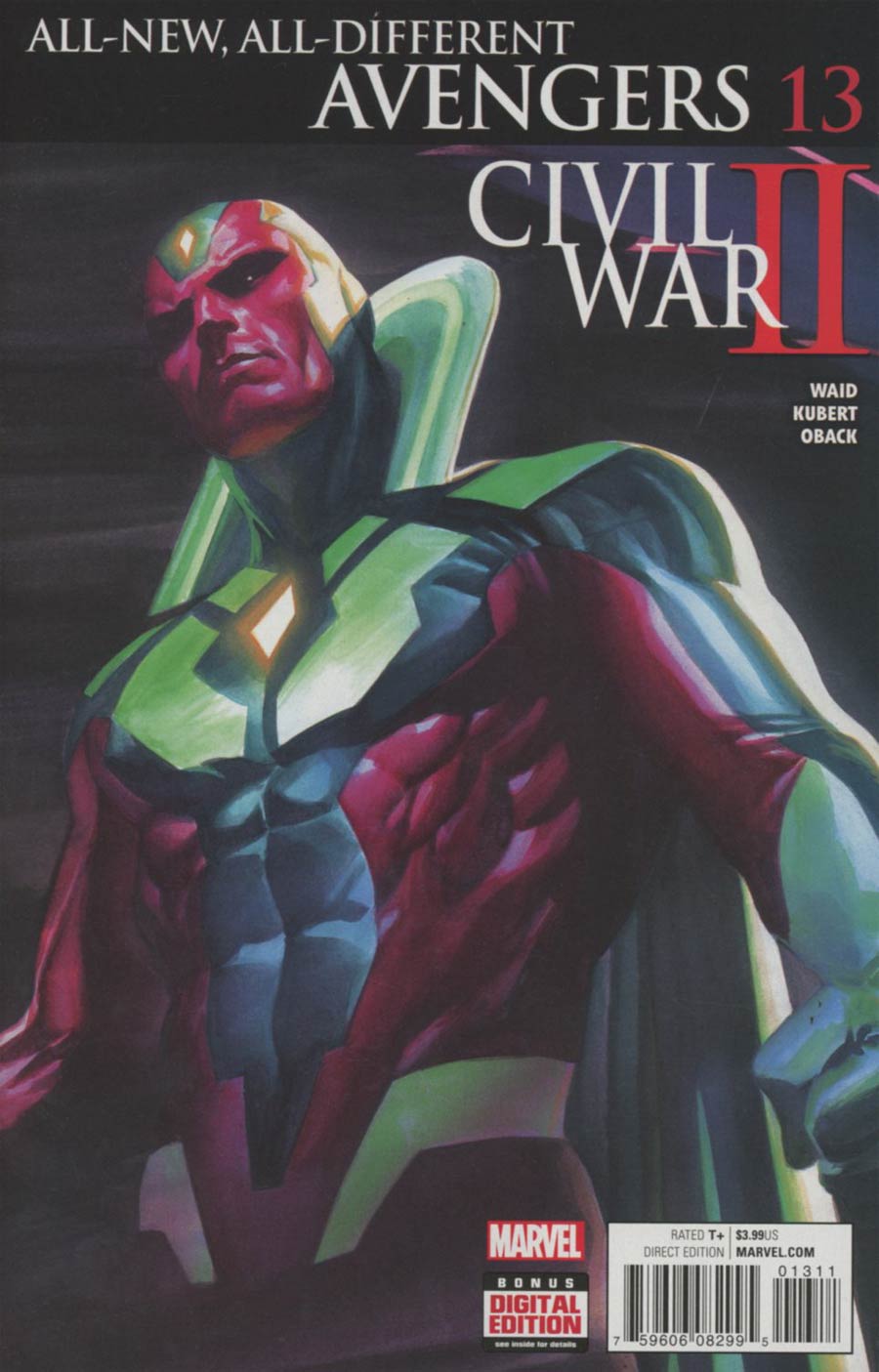 All-New All-Different Avengers #13 Cover A Regular Alex Ross Linking 1 Cover (Civil War II Tie-In)