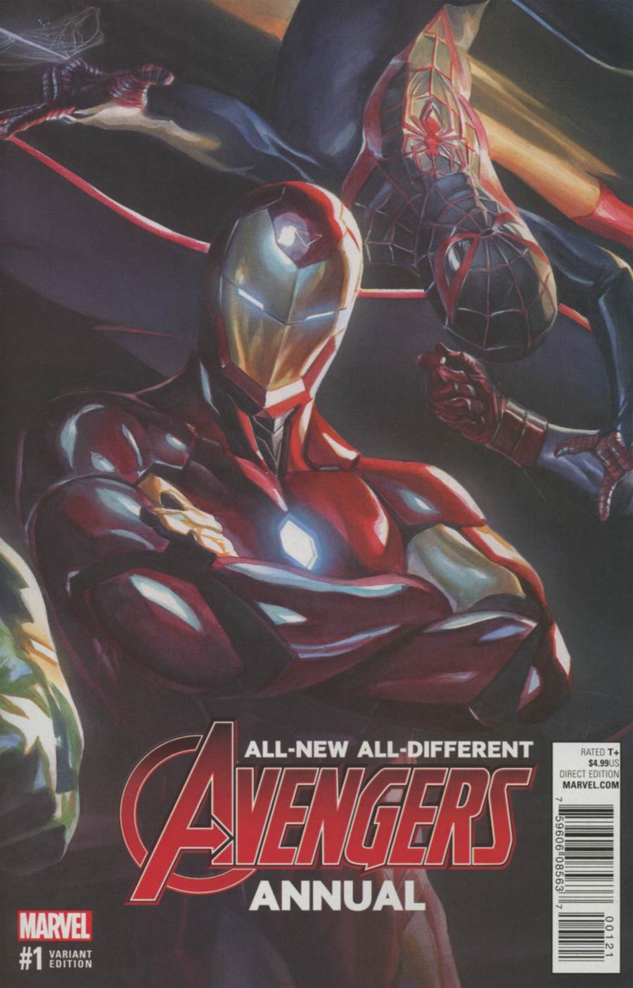 All-New All-Different Avengers Annual #1 Cover B Variant Alex Ross Linking 3 Cover