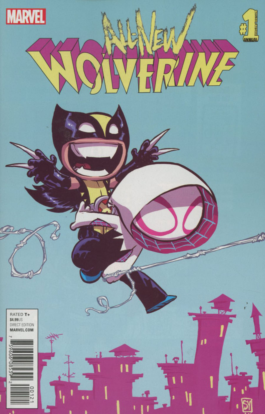 All-New Wolverine Annual #1 Cover B Variant Skottie Young Baby Cover