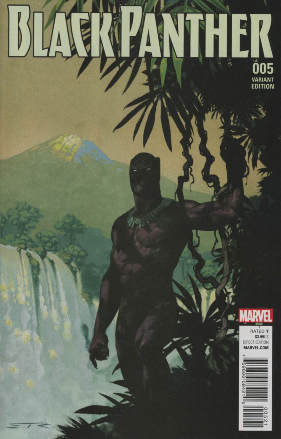 Black Panther Vol 6 #5 Cover B Variant Esad Ribic Connecting A Cover