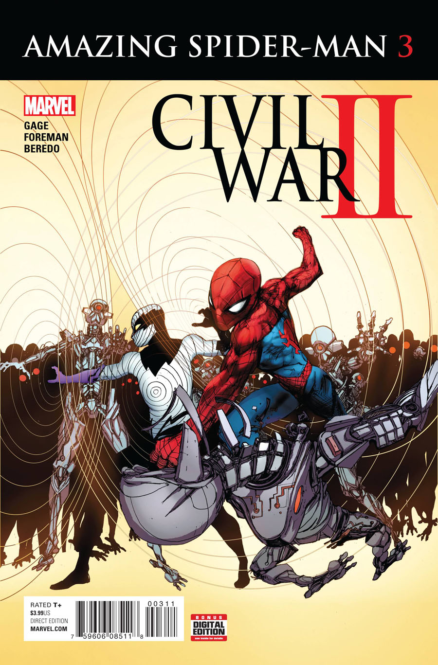 Civil War II Amazing Spider-Man #3 Cover A Regular Travel Foreman Cover