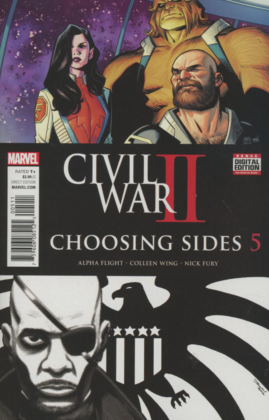 Civil War II Choosing Sides #5 Cover A Regular Cameron Stewart & Declan Shalvey Cover