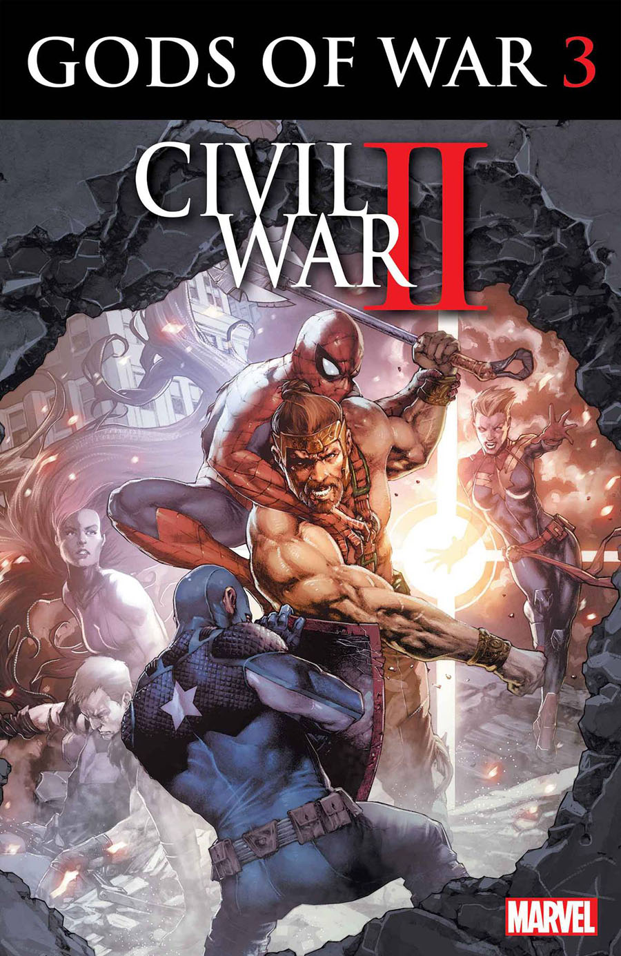 Civil War II Gods Of War #3 Cover A Regular Jay Anacleto Cover
